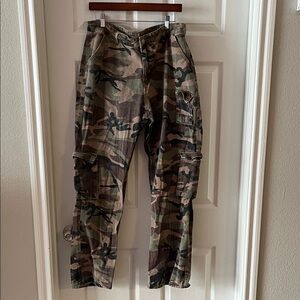 SHEIN Camouflage Straight Leg Pants